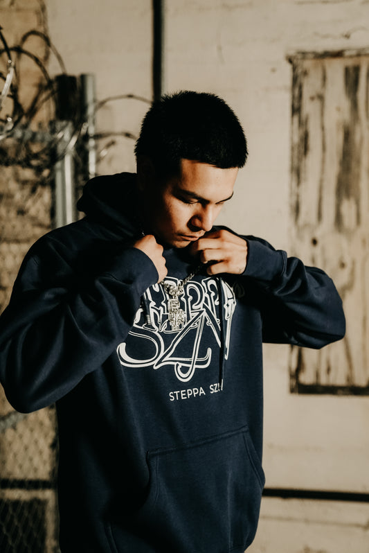 Navy Blue Steppa Szn Hoodie